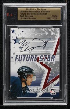 2008-09 In the Game Ultimate Memorabilia 9th Edition - Future Star Autograph - Silver #_ZABO - Zach Boychuk /30 [Uncirculated]