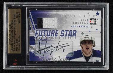 2008-09 In the Game Ultimate Memorabilia 9th Edition - Future Star Autograph & Jersey - Silver #_ANKO - Anze Kopitar /30 [Uncirculated]