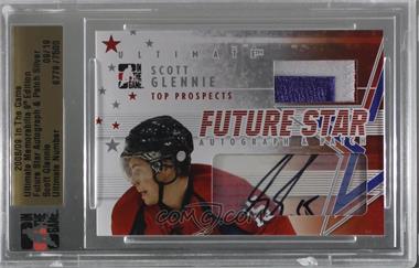 2008-09 In the Game Ultimate Memorabilia 9th Edition - Future Star Autograph and Patch - Silver #_SCGL - Scott Glennie /19 [Uncirculated]