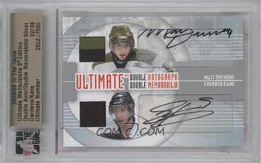 2008-09 In the Game Ultimate Memorabilia 9th Edition - Ultimate Double Autograph Double Memorabilia #_MDEK - Matt Duchene, Evander Kane /9