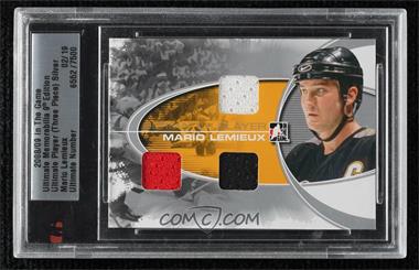 2008-09 In the Game Ultimate Memorabilia 9th Edition - Ultimate Player - 3 Piece Silver #_MALE - Mario Lemieux /19 [Uncirculated]