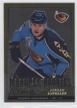 2008-09 O-Pee-Chee - [Base] - Metal #522 - Marquee Rookies - Jordan LaVallee