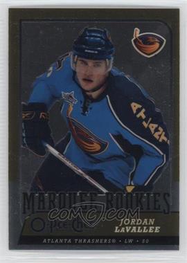 2008-09 O-Pee-Chee - [Base] - Metal #522 - Marquee Rookies - Jordan LaVallee