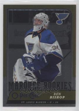 2008-09 O-Pee-Chee - [Base] - Metal #789 - Marquee Rookies - Ben Bishop