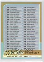 Checklist - Cards 301-400