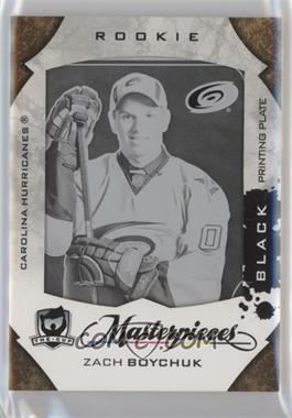 2008-09 O-Pee-Chee - [Base] - The Cup Masterpieces Printing Plate Black Framed #MAS-753 - Marquee Rookies - Zach Boychuk /1