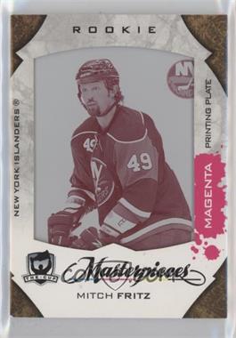 2008-09 O-Pee-Chee - [Base] - The Cup Masterpieces Printing Plate Magenta Framed #MAS-777 - Marquee Rookies - Mitch Fritz /1