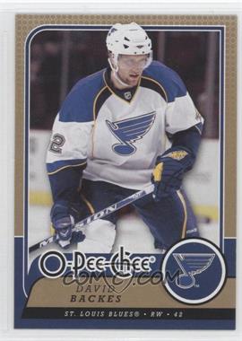 2008-09 O-Pee-Chee - [Base] #178 - David Backes