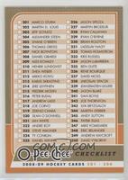 Checklist - Cards 201-300