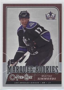 2008-09 O-Pee-Chee - [Base] #764 - Marquee Rookies - Wayne Simmonds