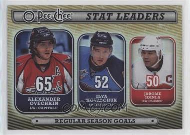 2008-09 O-Pee-Chee - Stat Leaders #SL2 - Alex Ovechkin, Ilya Kovalchuk, Jarome Iginla