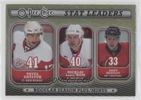 Pavel Datsyuk, Nicklas Lidstrom, Dany Heatley [EX to NM]