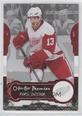 2008-09 O-Pee-Chee Premier - [Base] - Silver Spectrum #10 - Pavel Datsyuk /75