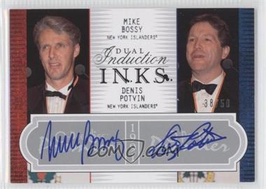 2008-09 O-Pee-Chee Premier - Dual Induction Inks #2PI-BP - Mike Bossy, Denis Potvin /50