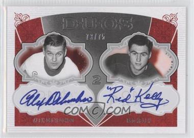 2008-09 O-Pee-Chee Premier - Duos Signatures #PP2-DK - Red Kelly, Alex Delvecchio /75