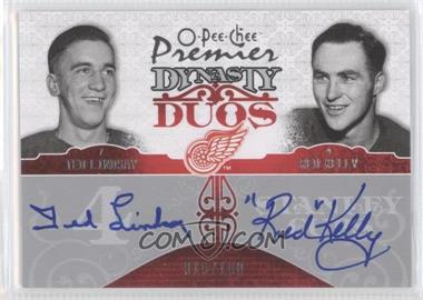 2008-09 O-Pee-Chee Premier - Dynasty Duos #DD-LK - Ted Lindsay, Red Kelly /100