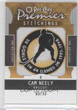 2008-09 O-Pee-Chee Premier - Premier Stitchings #PS-CN - Cam Neely /99