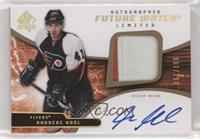 Autographed Future Watch - Andreas Nodl #/100