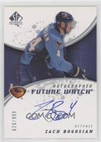 Autographed Future Watch - Zach Bogosian #/999