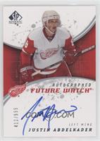 Autographed Future Watch - Justin Abdelkader #/999