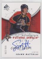 Autographed Future Watch - Shawn Matthias #/999