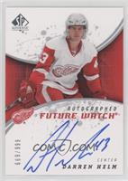 Autographed Future Watch - Darren Helm #/999