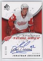 Autographed Future Watch - Jonathan Ericsson #/999