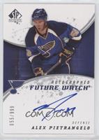 Autographed Future Watch - Alex Pietrangelo #/999