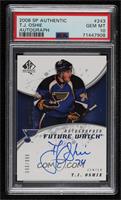 Autographed Future Watch - T.J. Oshie [PSA 10 GEM MT] #/999