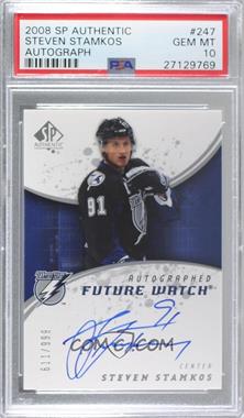 2008-09 SP Authentic - [Base] #247 - Autographed Future Watch - Steven Stamkos /999 [PSA 10 GEM MT]