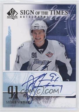 2008-09 SP Authentic - Sign of the Times #ST-SS - Steven Stamkos
