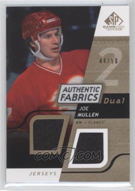 2008-09 SP Game Used Edition - Authentic Fabrics Dual - Gold #AF-JM - Joe Mullen /50