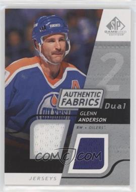 2008-09 SP Game Used Edition - Authentic Fabrics Dual #AF-GA - Glenn Anderson