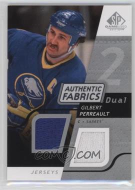 2008-09 SP Game Used Edition - Authentic Fabrics Dual #AF-GP - Gilbert Perreault