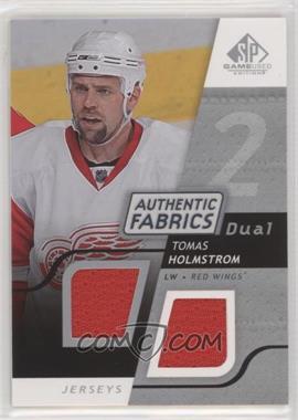 2008-09 SP Game Used Edition - Authentic Fabrics Dual #AF-HO - Tomas Holmstrom