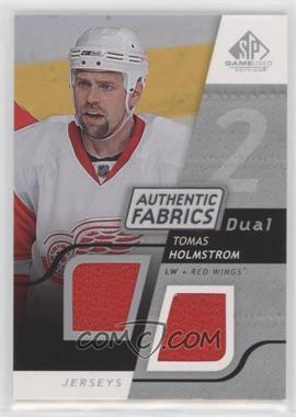 2008-09 SP Game Used Edition - Authentic Fabrics Dual #AF-HO - Tomas Holmstrom