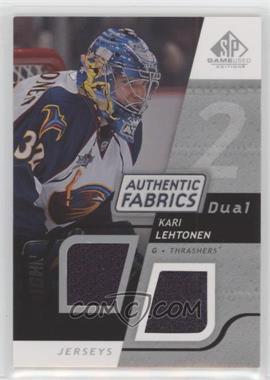 2008-09 SP Game Used Edition - Authentic Fabrics Dual #AF-KL - Kari Lehtonen