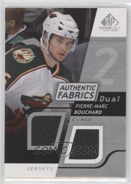 2008-09 SP Game Used Edition - Authentic Fabrics Dual #AF-PB - Pierre-Marc Bouchard [EX to NM]