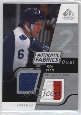 2008-09 SP Game Used Edition - Authentic Fabrics Dual #AF-RE - Ron Ellis