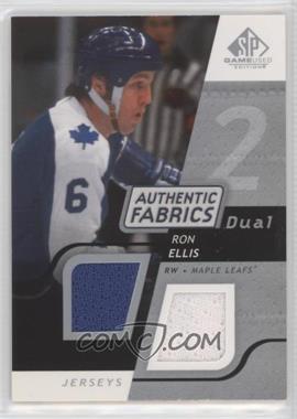 2008-09 SP Game Used Edition - Authentic Fabrics Dual #AF-RE - Ron Ellis