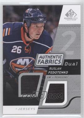 2008-09 SP Game Used Edition - Authentic Fabrics Dual #AF-RF - Ruslan Fedotenko