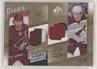 Shane Doan, Peter Mueller #/25