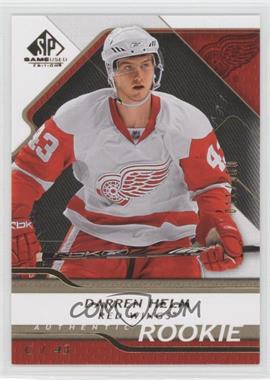2008-09 SP Game Used Edition - [Base] - Gold #119 - Authentic Rookies - Darren Helm /100