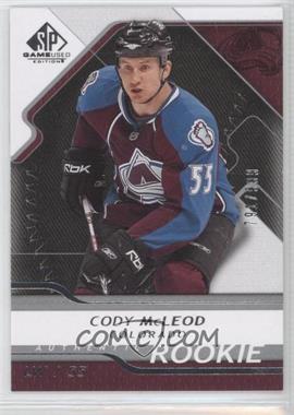 2008-09 SP Game Used Edition - [Base] #114 - Authentic Rookies - Cody McLeod /999