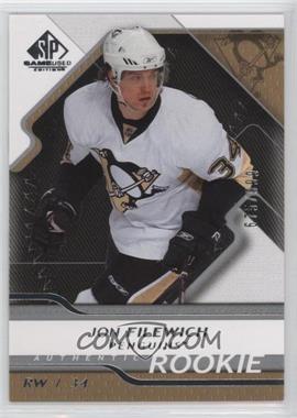 2008-09 SP Game Used Edition - [Base] #130 - Authentic Rookies - Jon Filewich /999