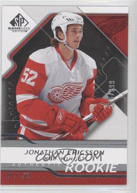 2008-09 SP Game Used Edition - [Base] #131 - Authentic Rookies - Jonathan Ericsson /999