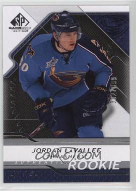 2008-09 SP Game Used Edition - [Base] #133 - Authentic Rookies - Jordan LaVallee /999