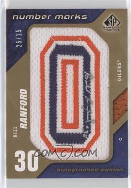 2008-09 SP Game Used Edition - Number Marks #NM-RA - Bill Ranford /25