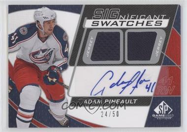 2008-09 SP Game Used Edition - SIGnificant Swatches #SS-AP - Adam Pineault /50