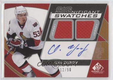 2008-09 SP Game Used Edition - SIGnificant Swatches #SS-IZ - Ilya Zubov /50